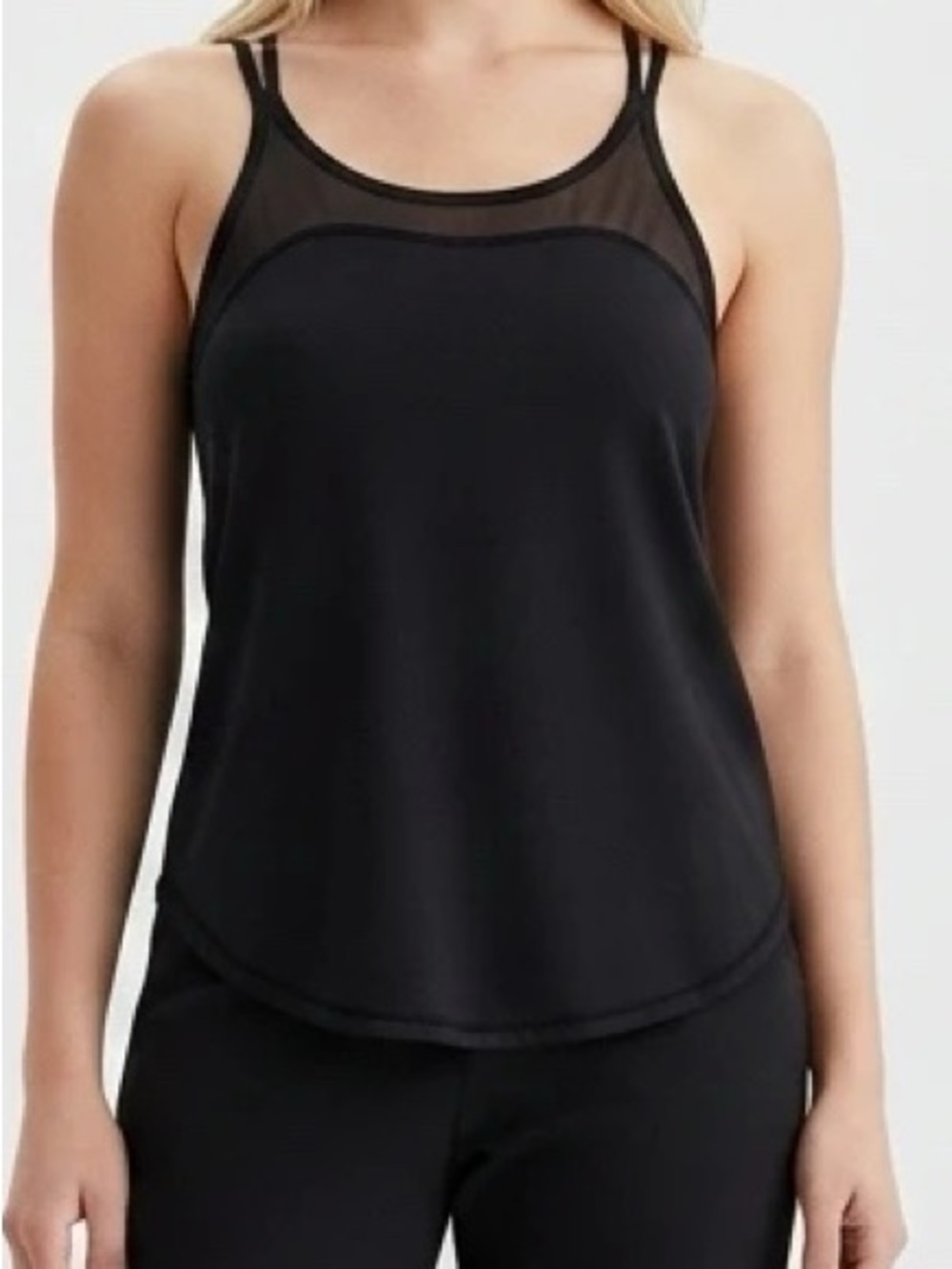 Lululemon Black Strappy Camisole Tank Top